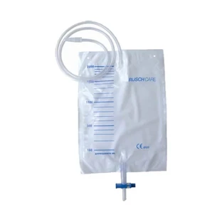 Bolsa de orina para cama de 2 litros, 90 cm, 30 unidades