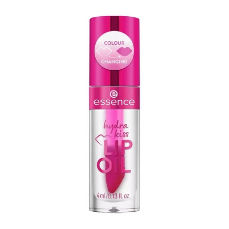 Essence Hydra Kiss Lip Oil - Nourishing, Moisturizing Lip Oil No. 06 Cranberry Is Back