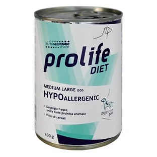 Pienso hipoalergénico Prolife para perros de razas medianas y grandes con jabalí fresco - Pienso completo para perros de razas medianas y grandes con intolerancias alimentarias, 400 g