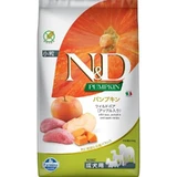 Farmina N&amp;d Pumpkin Graanvrij Wildzwijn, Pompoen en Appel – Compleet voer voor volwassen mini-honden, 2,5 kg