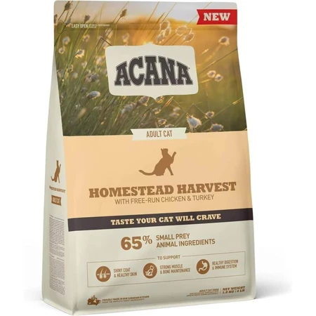 Acana Homestead Harvest - Compleet voer voor volwassen katten, 1,8 kg