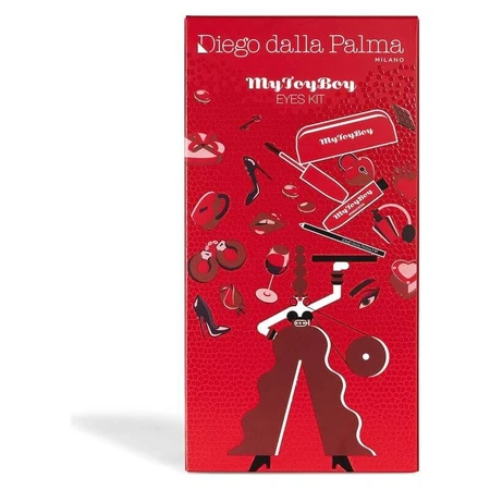 Diego dalla Palma Mytoyboy Mascara-Set – Mytoyboy 4D Mascara + schwarzer Kajalstift Nr. 01 + rotes Silikon-Etui