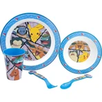 Stor Set 5-piece dinnerware set with Pokémon designs