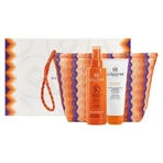 Collistar Sun Care Gift Set - SPF 30 Moisturizing Tanning Spray Lotion 200 ml + After-Sun Balm 100 ml + Clutch Bag