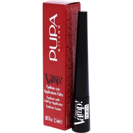 Pupa Vamp Definition Liner - Eyeliner avec embout feutre 100 Extra Black
