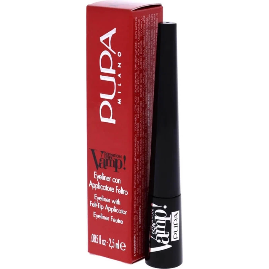 Pupa Vamp Definition Liner - Eyeliner avec embout feutre 100 Extra Black