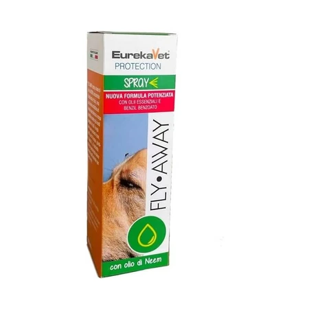 Eurekavet Fly Away - Natural Repellent and Pest Control Spray for Pets, 200 ml
