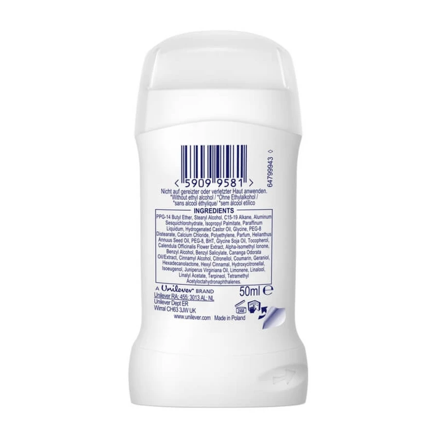 Dove Advanced Care Invisible Dry Stick - Desodorante con protección de 72 horas, 50 ml