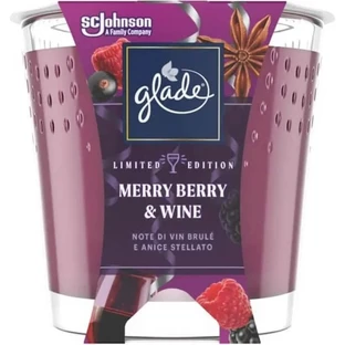 Glade Merry Berry &amp; Wine Limited Edition – Duftkerze