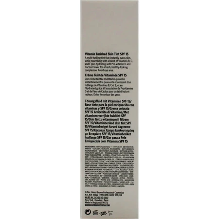 Bobbi Brown Vitamin-Enriched Skin Tint - Getinte vochtinbrengende crème SPF 15 met vitamines, 50 ml - Fair 2