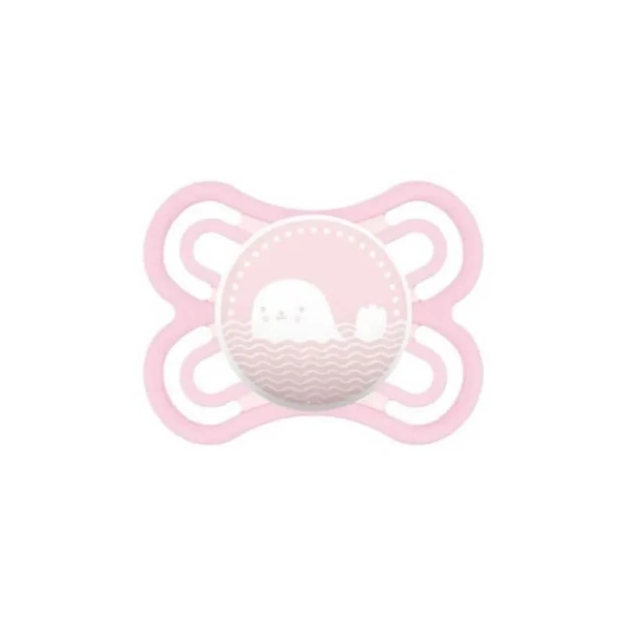 Mam Perfect 2-6 meses - Chupete de silicona - Diseños variados para niñas