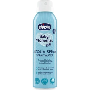 Chicco Baby Moments Sun 0+ - Spray refrescante e hidratante, 150 ml