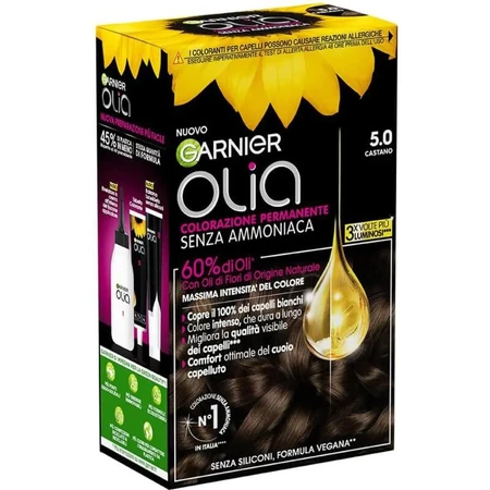 Garnier Olia - Coloration permanente sans ammoniaque n° 5.0 Brun
