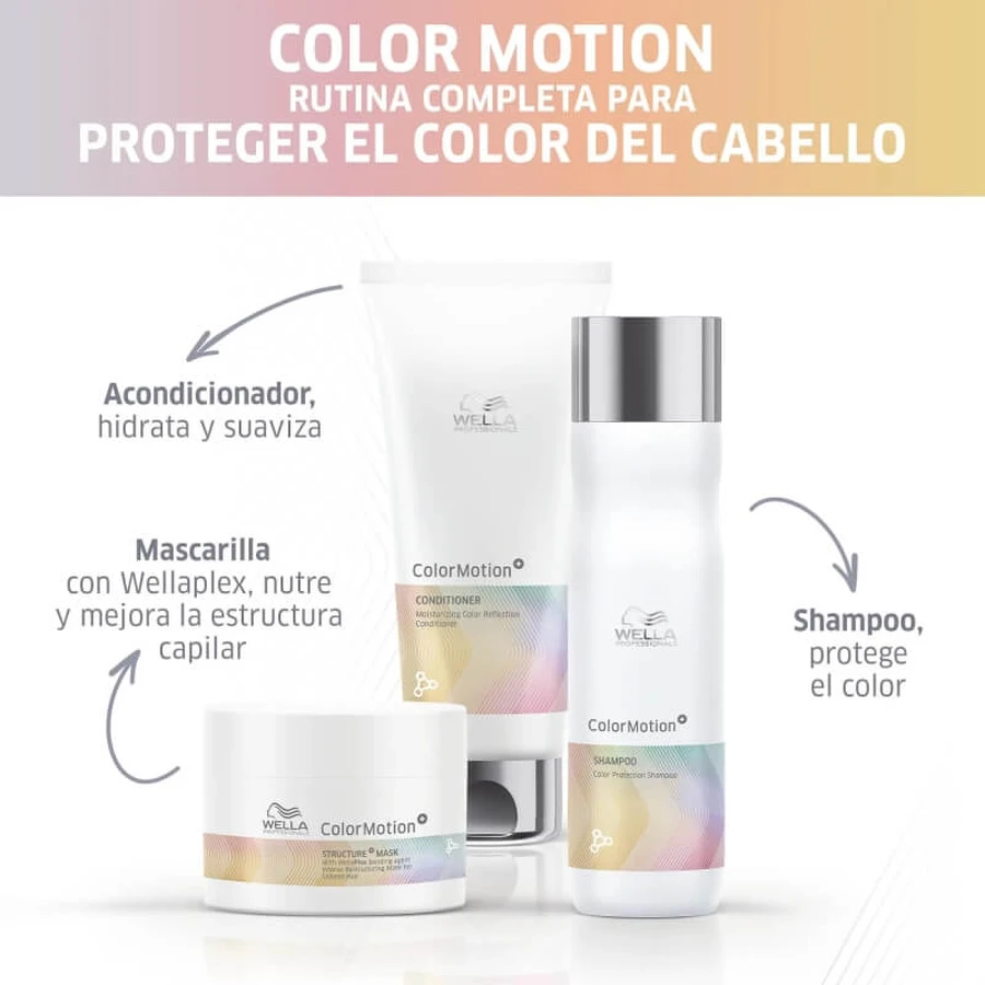 Wella Colormotion+ structure+ – Haarmaske für strapaziertes Haar, 150 ml