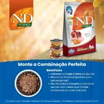 Farmina N&amp;d Pumpkin Adult Mini Huhn, Kürbis und Granatapfel – Alleinfuttermittel für erwachsene Hunde, 140 g