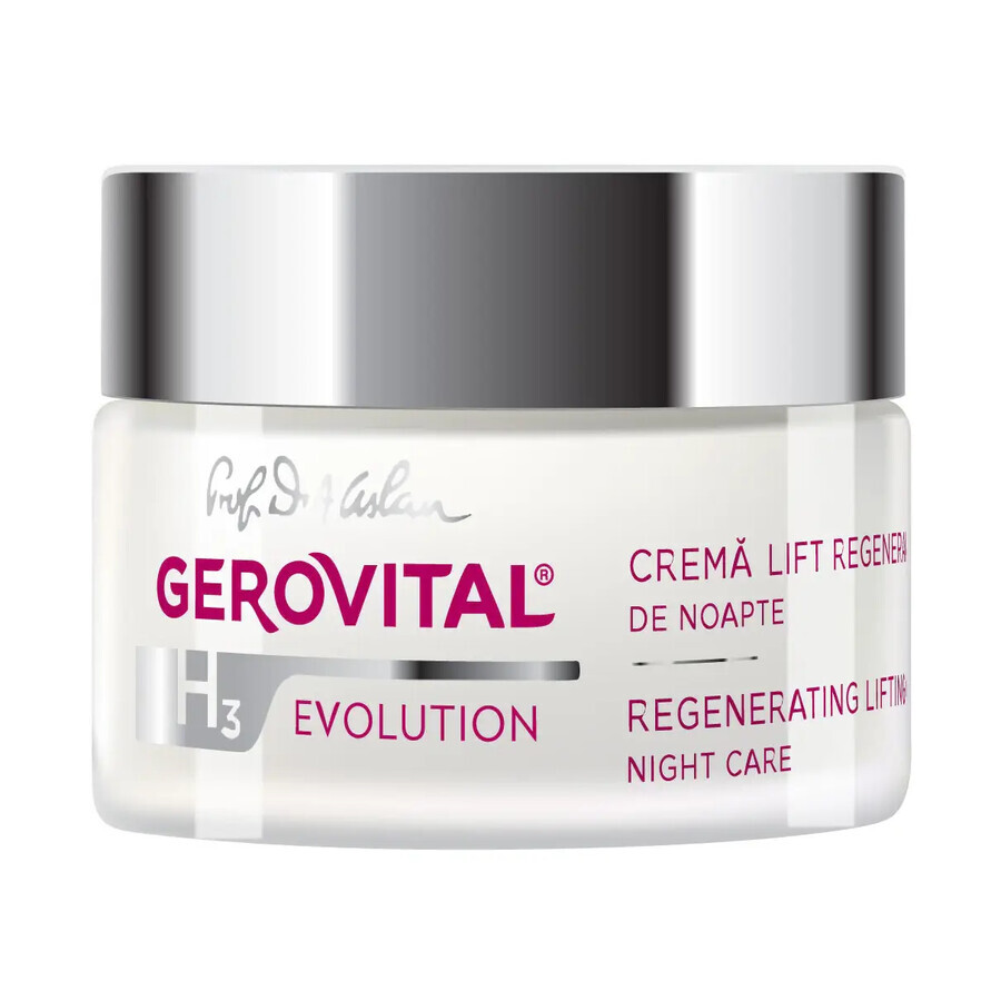 Crema Lift Rigenerante da Notte, Gerovital H3 Evolution, 50 ml, Farmec