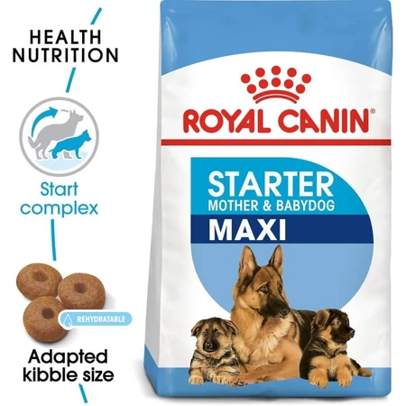 Royal Canin Maxi Starter Mother and Puppy - Compleet voer voor drachtige en zogende teven en puppy’s, 15 kg