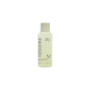 Emulsión oxidante Kerashine 20 vol - Mezcla para teñir y aclarar el cabello, 250 ml