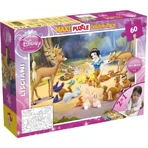 Lisciani Maxi-Puzzle, beidseitig bedruckt, 60 Teile, Schneewittchen 46577