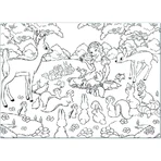 Lisciani Maxi-Puzzle, beidseitig bedruckt, 60 Teile, Schneewittchen 46577