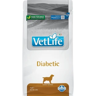 Farmina Vet Life Diabetic - Alimento dietético completo para perros con diabetes y obesidad, 2 kg
