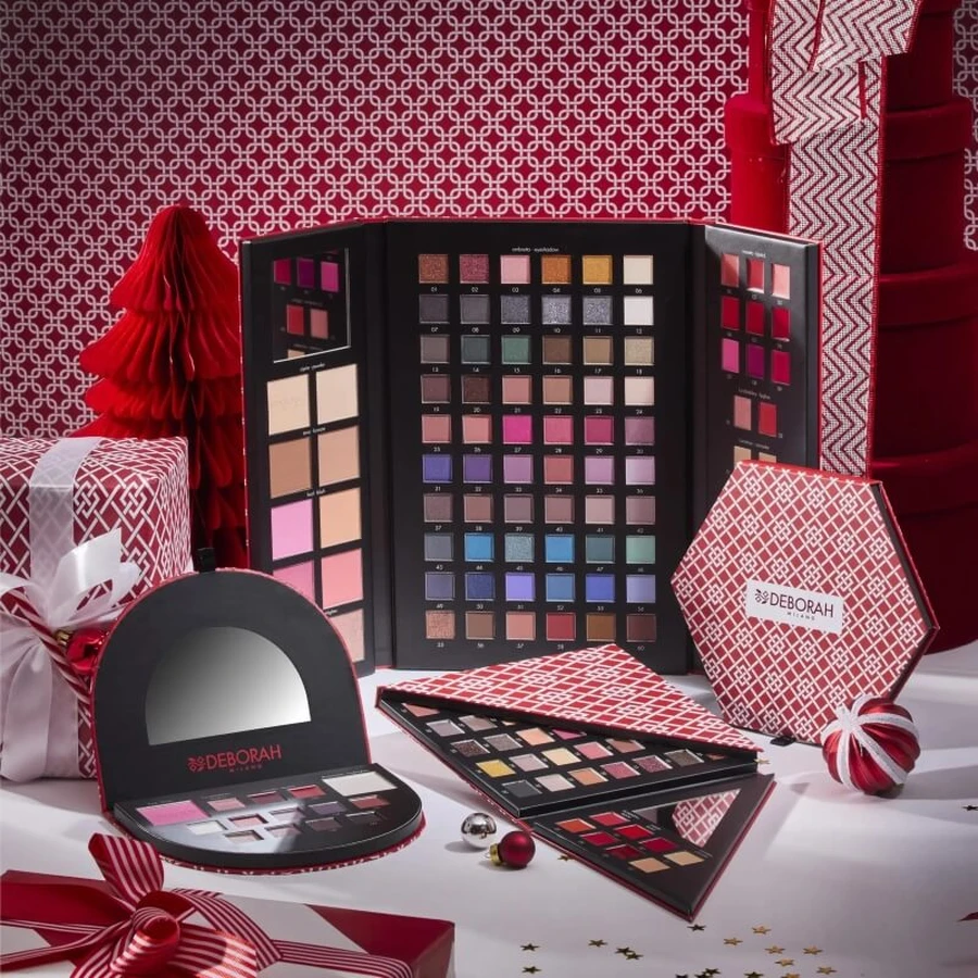 Regalo de belleza y maquillaje Deborah - Neceser n.º 1: Tonos cálidos