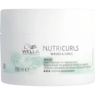 Wella Nutricurls - Masque capillaire pour cheveux bouclés et ondulés, 150 ml