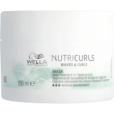Wella Nutricurls - Masque capillaire pour cheveux bouclés et ondulés, 150 ml