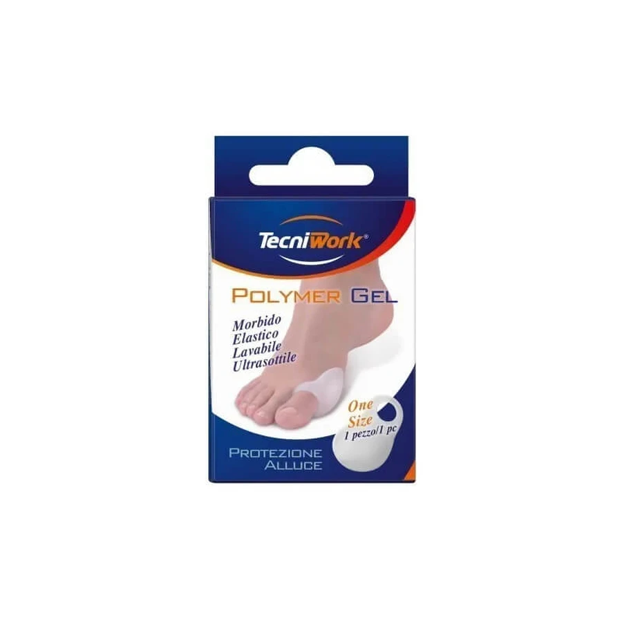 Tecniwork Bio-Gel Foot Protector - Thin Big Toe Protector - One Size Fits All