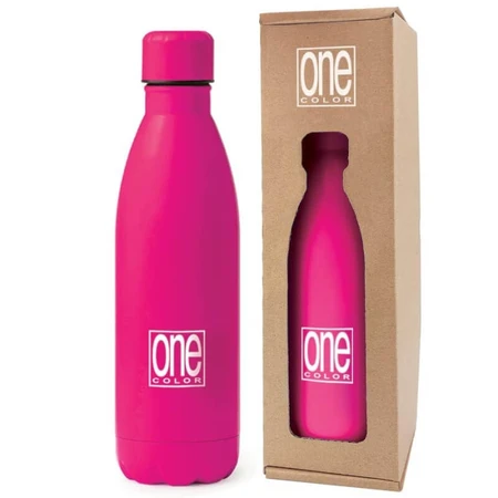 Blasetti One color – sticlă termică din oțel inoxidabil cu pereți dubli, 12 ore, fucsia