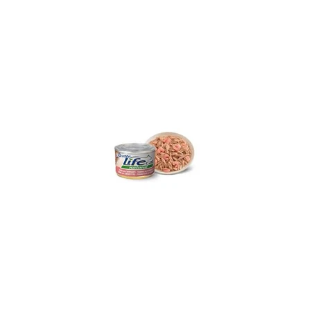 Life Petcare Life Cat Natural Thunfisch und Garnelen – Nassfutter für Katzen, 85 g