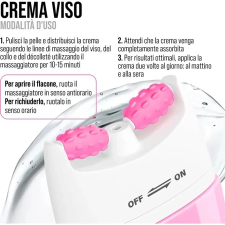 7days Hyaluronic - Crème hydratante pour le visage avec applicateur à bille, 40 ml