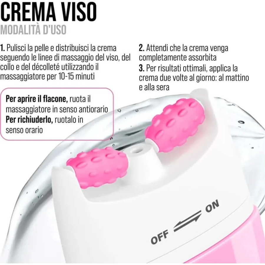 7days Hyaluronic - Crème hydratante pour le visage avec applicateur à bille, 40 ml