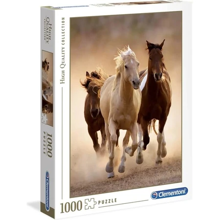 Clementoni „Running Horses“ puzzel van 1.000 stukjes voor volwassenen
