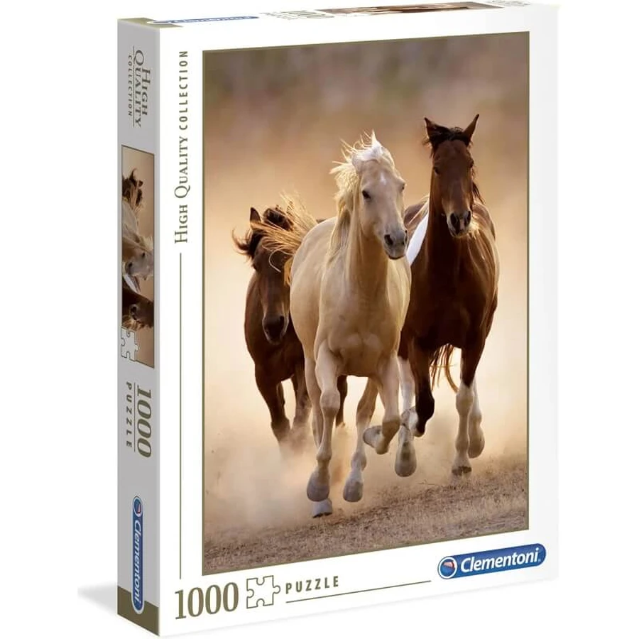 Clementoni „Running Horses“ puzzel van 1.000 stukjes voor volwassenen