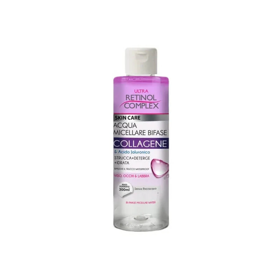 Eau micellaire biphasée au complexe de rétinol et au collagène, 300 ml