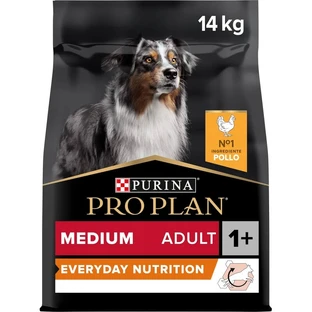 Purina Pro Plan Everyday Nutrition Medium Adult Chicken – Compleet voer voor volwassen honden van middelgroot formaat, 14 kg