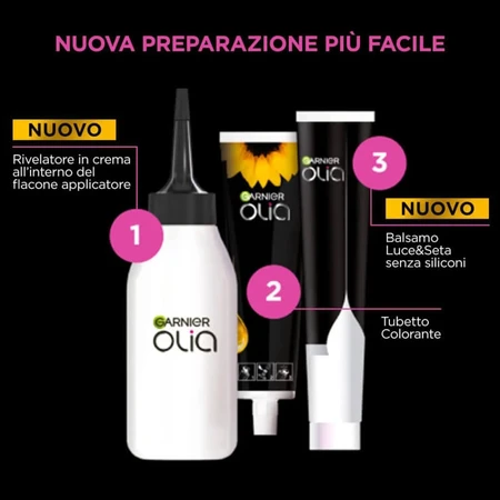 Garnier Olia - Tinte permanente sin amoniaco n.º 5.3, castaño dorado