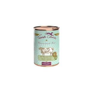 Terra Canis sin cereales, con ternera, calabacín, calabaza y orégano - Pienso completo para perros adultos, 400 g