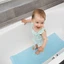 Alfombrilla de baño antideslizante con ventosas, 97x36 cm, Azul, 76033, Reer