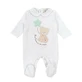 Nanan blue onesie with "I'm Grandma and Grandpa's darling" embroidery, cotton jersey, size 3 months, 62 cm