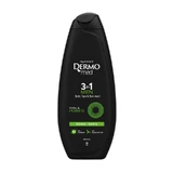 Dermomed Total &amp; Power - Gel douche énergisant 3-en-1 pour hommes (corps, visage, cheveux) 250 ml