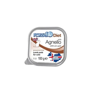 Forza10 Solo Diet Lamb Pâté - Complementary Food for Cats with Food Intolerances, 100 g