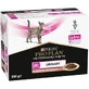 Purina Diet UR - 10 sachets d'aliments diététiques pour chats souffrant de troubles urinaires, au saumon, 85 g