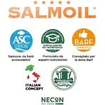 Necon Pet Food Necon Linseaoil Receta n.º 03 - Alimento complementario de origen vegetal para perros y gatos, 950 ml