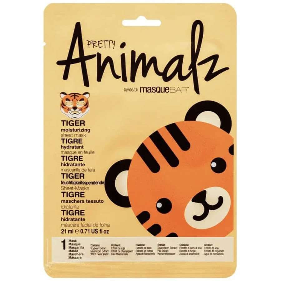 Masque « Tiger » de Pretty Animalz - Masque en tissu hydratant
