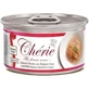 Cherie – Mischung aus Weißem Thunfisch und Lachs in Soße – Nassfutter für Katzen, 80 g