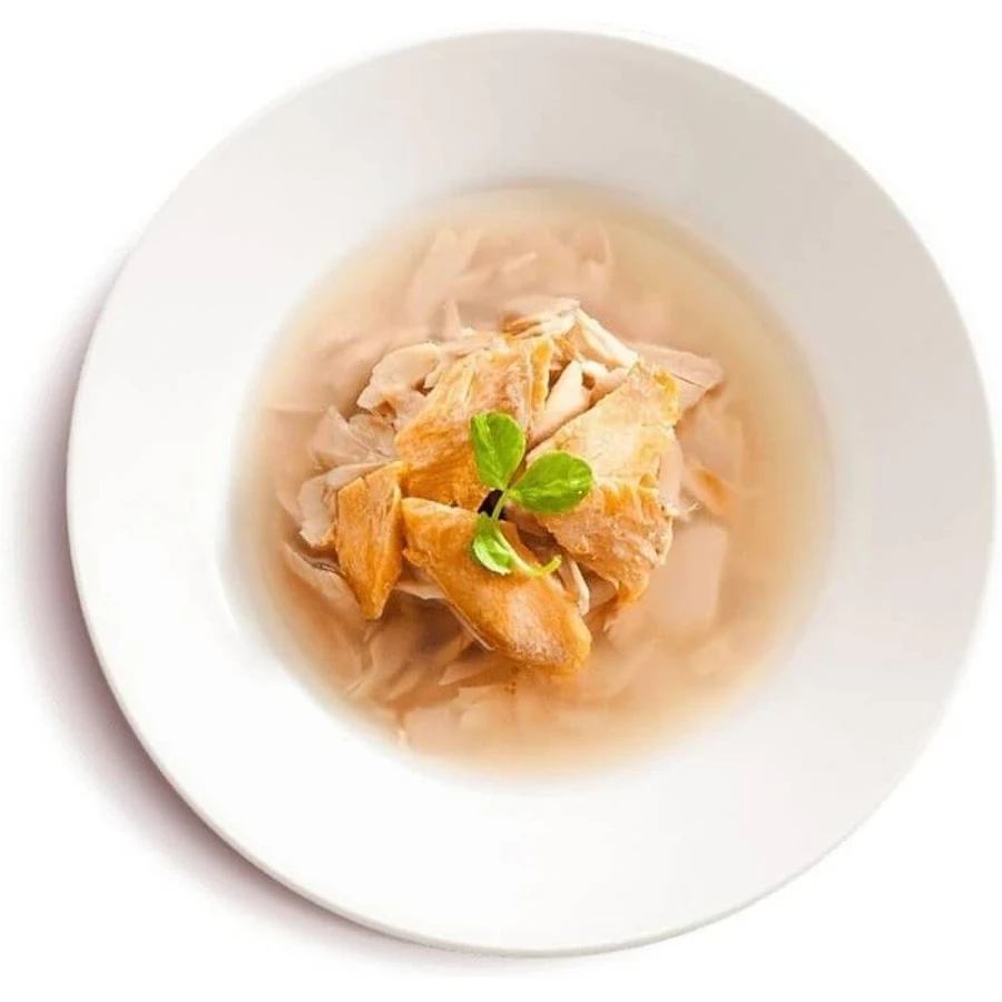Cherie Mix van witte tonijn en zalm in saus - Natvoer voor katten, 80 g