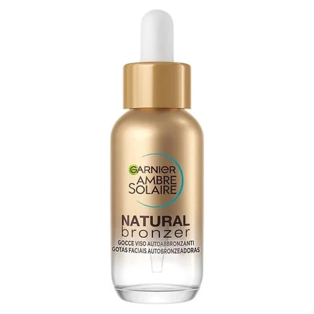 Garnier Ambre Solaire Natural Bronzer - Gotas autobronceadoras para el rostro, 30 ml