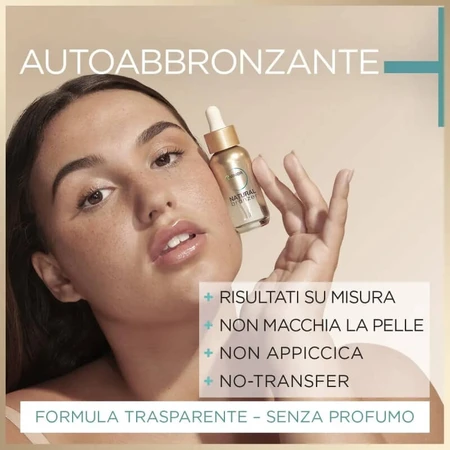 Garnier Ambre Solaire Natural Bronzer - Gotas autobronceadoras para el rostro, 30 ml
